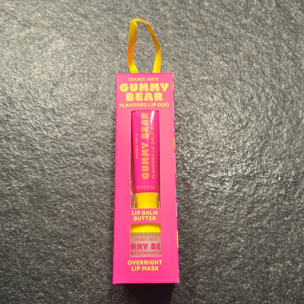 Trader Joe’s Gummy Bear Flavored Lip Duo Limited Edition NEW